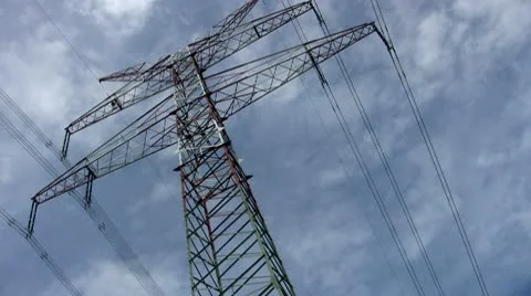 Large Power Pole Video stock 10791233