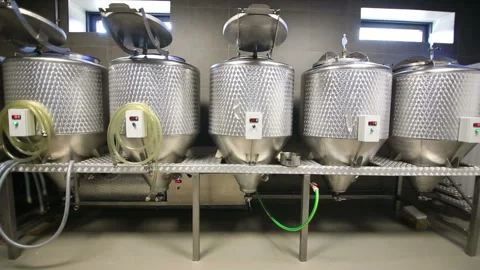 Large private brewery Stock Footage 90521846