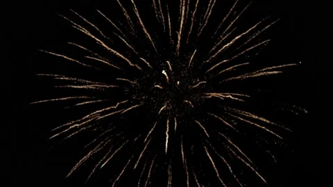 Large professional grade fireworks Stock Footage 194395707