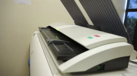 Large Professional Printer Stock Footage 40807079