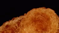 Large Propane Mortar Explosion Filling Frame Stock Footage