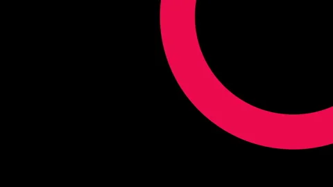 Large quarter circle background animation Stock Footage 242585370