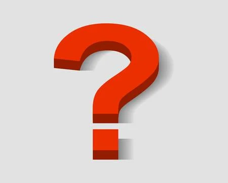 Large question mark. Searching for answer. Vector illustration. Stock Illustration