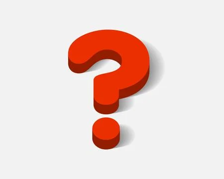 Large question mark. Searching for answer. Vector illustration. Stock Illustration