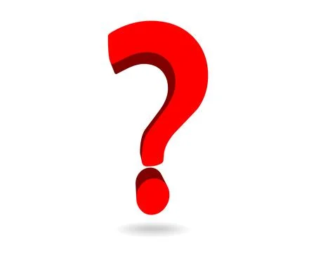Large question mark. Searching for answer. Vector illustration. Stock Illustration