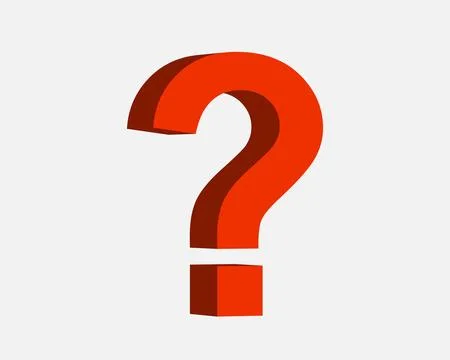 Large question mark. Searching for answer. Vector illustration. Stock Illustration