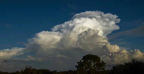 Large Rain Clouds at Dusk (2160p 25fps) Stock Footage 148167165