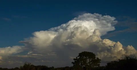Large Rain Clouds at Dusk (2160p 29.97) Stock Footage 148167952