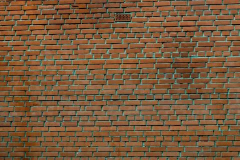 Large red brick wall texture Stock Photos