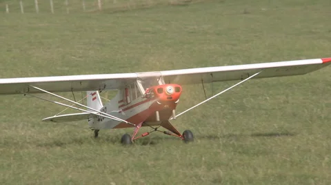 Large remote control model plane Stock Footage 2113437