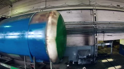 Large repair shop Train Stock Footage 64896122