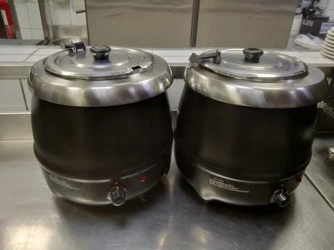 The large rice cooker view Stock Photos