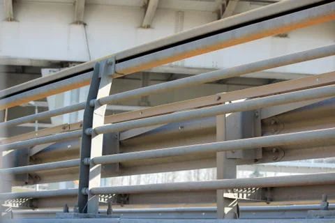 Large ring highway, bottom view Stock Photos