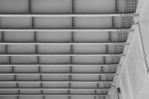 Large ring highway, bottom view Stock Photos