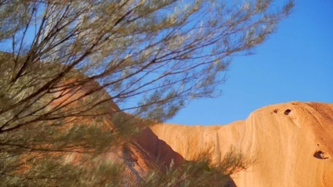 Large Rock Uluru  Video stock 90461202