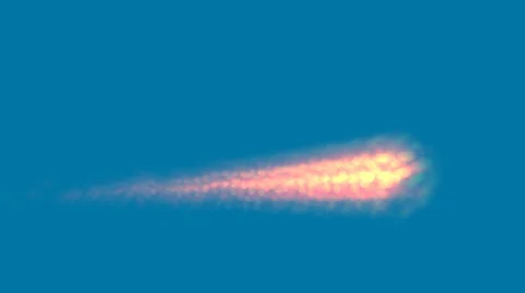 Large Rocket Plume, Version #2 (Blue Screen) Stock Footage 33193026