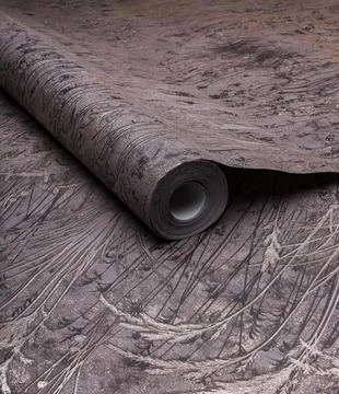 Large roll of wallpaper for the wall with a beautiful texture Stock Photos