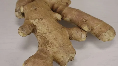 The large root of ginger Stock Footage 122512778