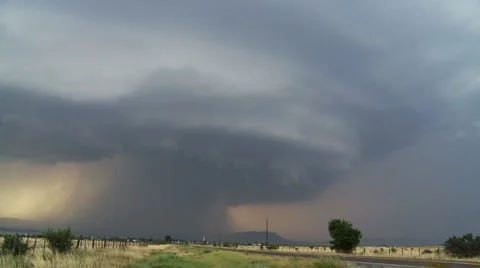 Large rotating tornado Stock Footage 1106217