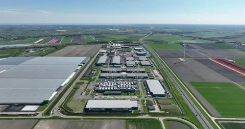 Large scale data center, bits and bytes, server space, cloud services, building Stock Footage 310355788
