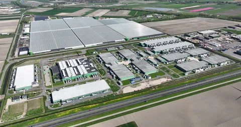 Large scale data center, bits and bytes, server space, cloud services, building Stock Footage 310355911