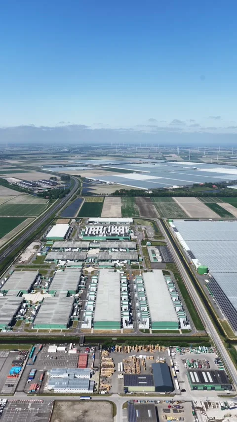 Large Scale Data Center Middenmeer Netherlands Stock Footage 325335033