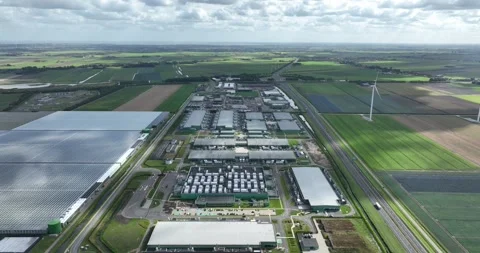 Large scale datacenter, computer center, cloud storage, servers, and Video stock 282858845