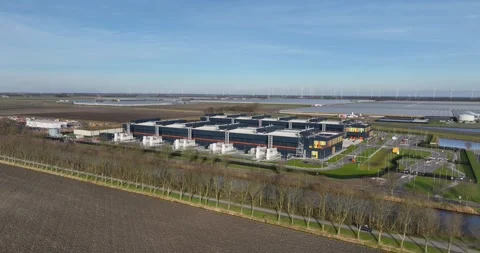 Large scale datacenter, showcasing, AI, super computing, quantum computing, IT Stock Footage 304990144