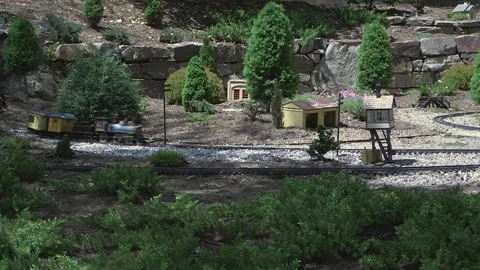 Large Scale Garden Railroad Stock Footage 264164352