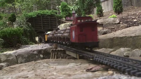 Large Scale Garden Railroad Video stock 264164692