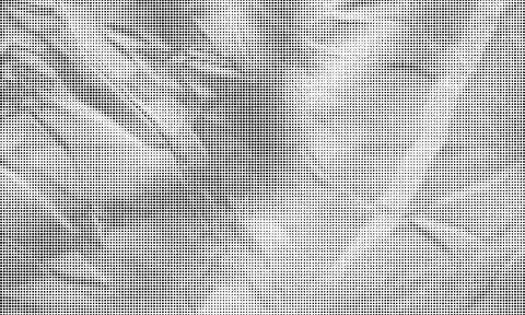 Large scale halftone circular pattern with high contrast for industrial and.. Stockillustratie
