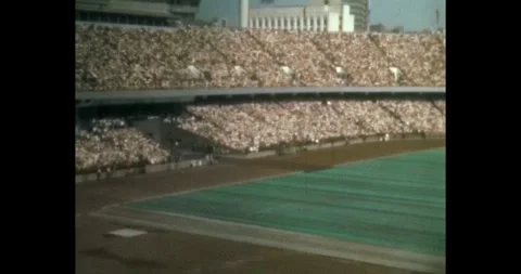 Large Scale Opening Ceremony at Stadium in Moscow, Soviet Union 動画素材 328641871
