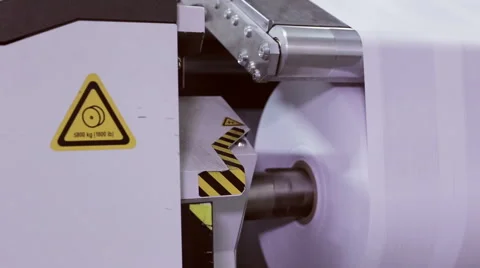 Large scale printer slider dolly movement Stock Footage 63513371