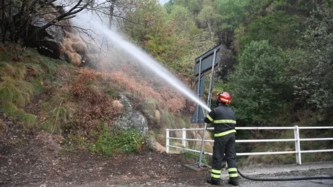 The large-scale wildfires on Italy Vídeo Stock 342821371