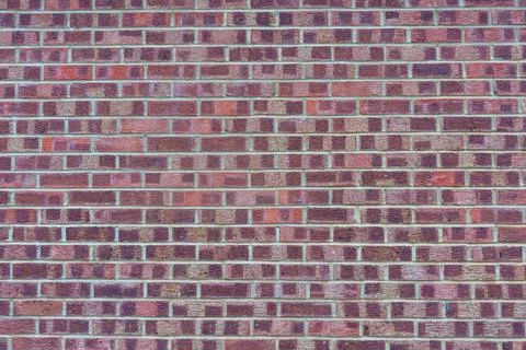 Large section of red brick wall Stock Photos