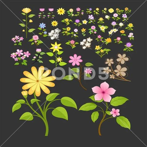 Large selection of colors Stock Illustration