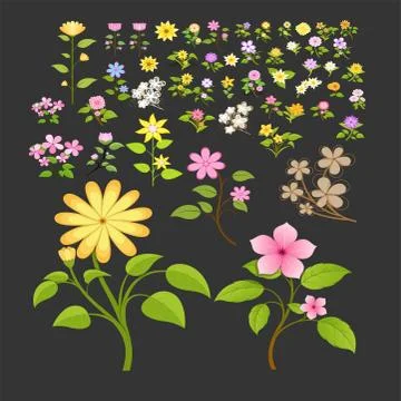 Large selection of colors Stock Illustration