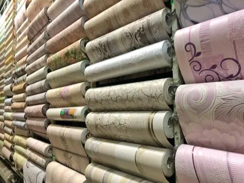 Large selection of wallpapers in the store. Stock Photos