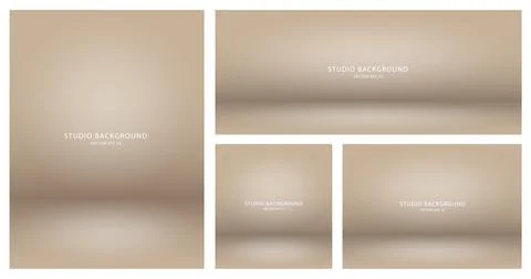 A large set of stage showcases for presentation, stage layouts. Studio Illustrazione stock