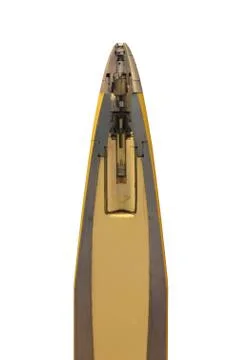 Large shell, used for naval battles - Split in two Foto stock