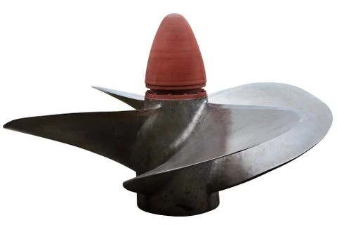 Large ship screw. Stock Photos