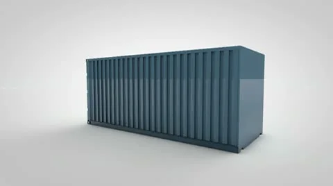 Large Shipping Container Stock Footage 10730298
