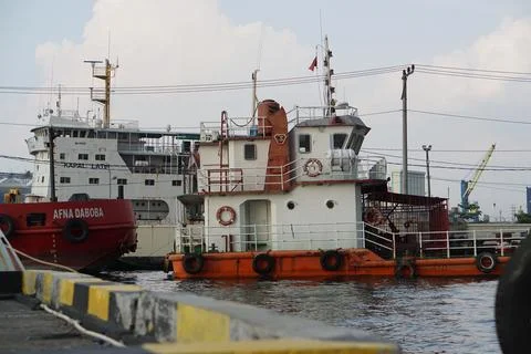 Large ships Stock Photos