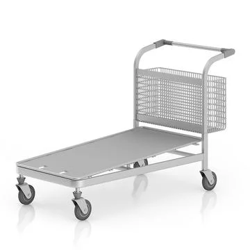 Large Shopping Cart 3D Model