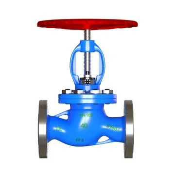 A large shut-in crane on a white background. Isolate. Stock Photos