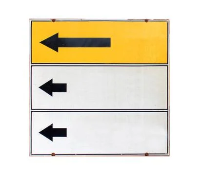 The large signs Stock Photos