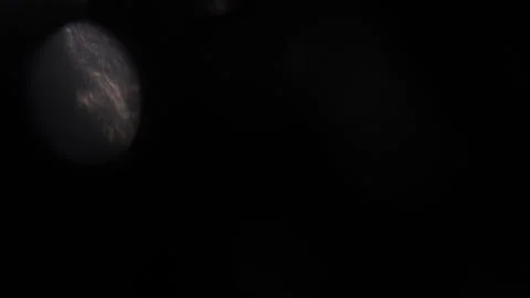 Large single bokeh on the left in the black 動画素材 318835442