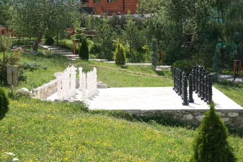 Large-Size Chessboard Stock Photos