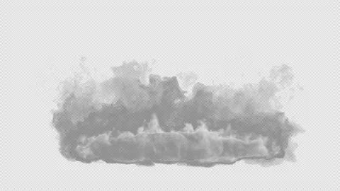 Large Smoke Front View Loop 6sec Stock Footage 338188309