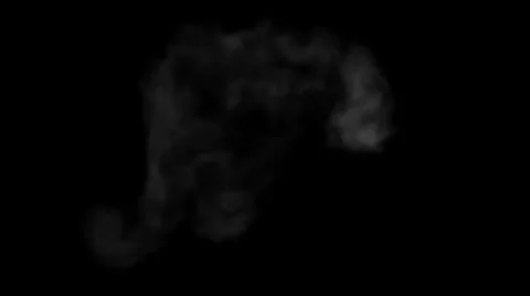 Large Smoke Puff Stock Footage 1097536